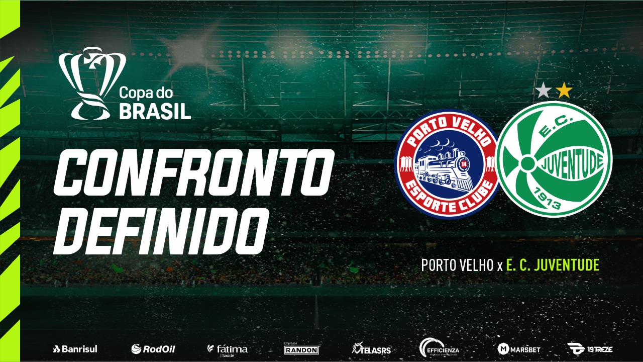 Ju encara o Porto Velho pela 1ª fase da Copa do Brasil