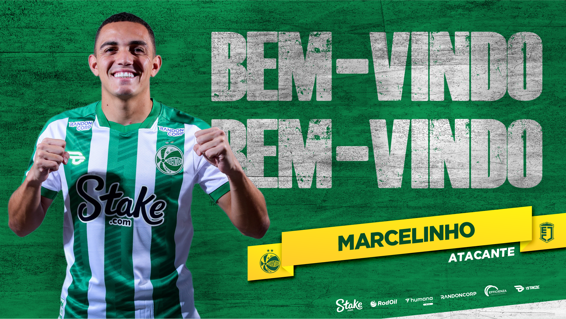 Atacante Marcelinho é o quarto reforço do Juventude para a Série A
